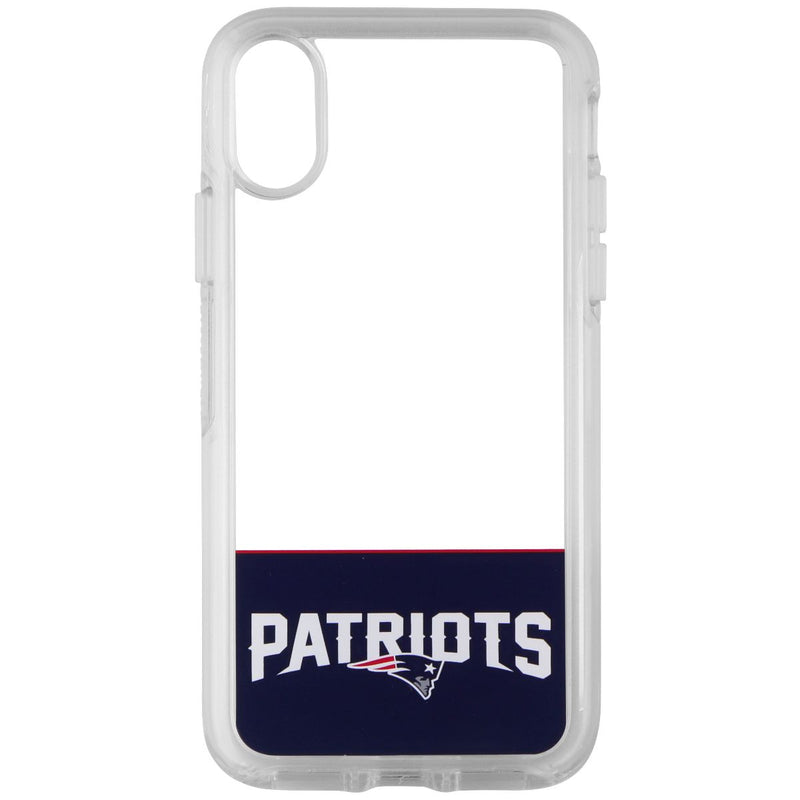 OtterBox NFL Symmetry Case for Apple iPhone X/Xs - Patriots / Clear