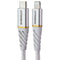 OtterBox (1m/3.3-ft) Braided Fast Charge Lightning 8-Pin to USB-C Cable - White