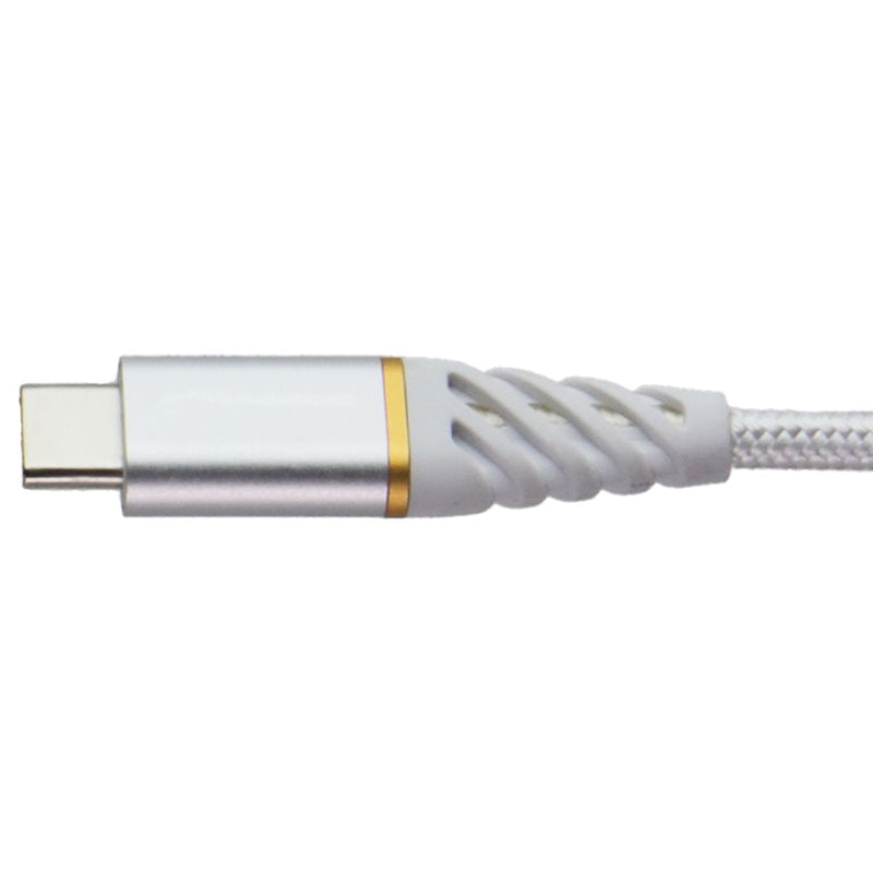 OtterBox (1m/3.3-ft) Braided Fast Charge Lightning 8-Pin to USB-C Cable - White