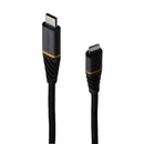 OtterBox MFI (1m/3.3ft) FastCharge 8-Pin Lightning to USB-C Braided Cable - Blk