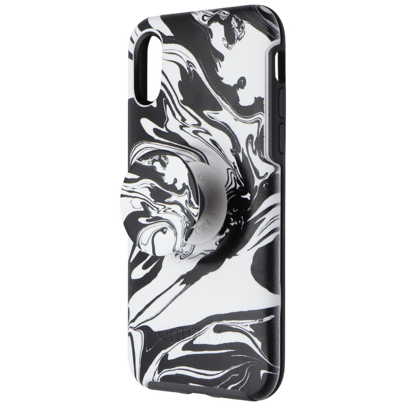 Otter + Pop Symmetry Series Case for Apple iPhone X / Xs - Mono Swirl