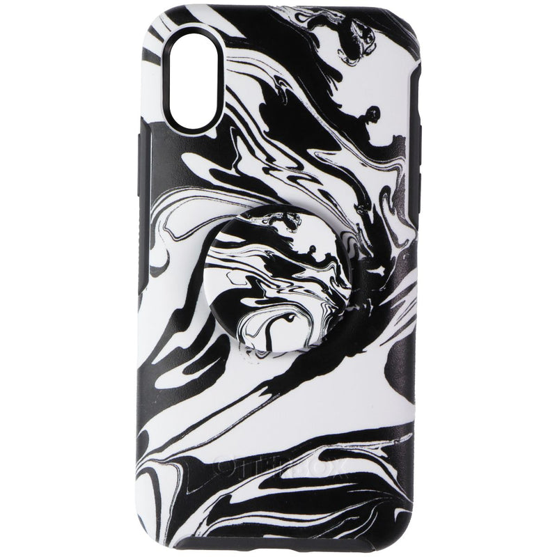 Otter + Pop Symmetry Series Case for Apple iPhone X / Xs - Mono Swirl