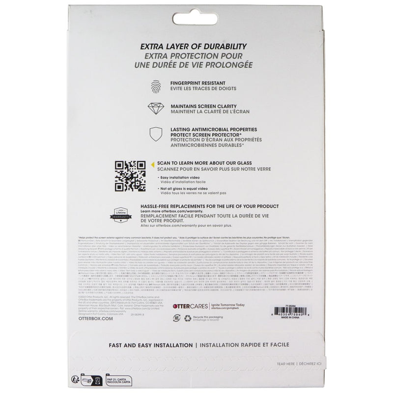 OtterBox Premium Glass Screen Protector for Apple iPad Air 11-inch (M2) - Clear