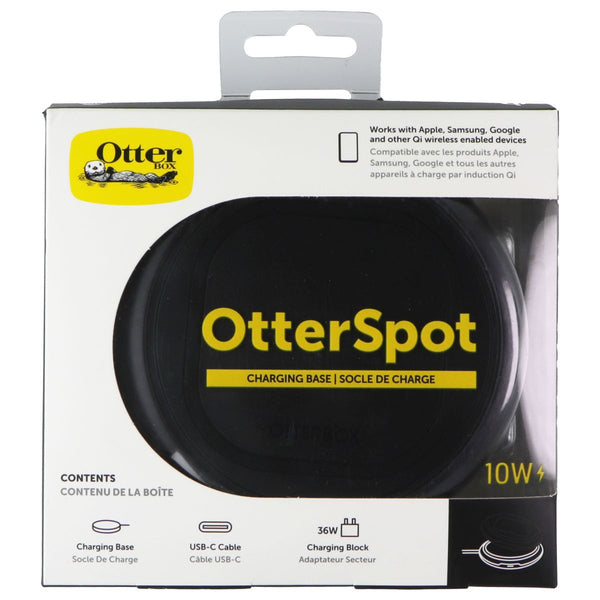 OtterBox OtterSpot 10-Watt Wireless Charging Base Pad - Black