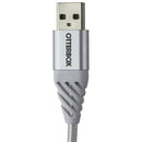 OtterBox (2m/6.6FT) Braided Lightning 8-Pin to USB-A Cable - White