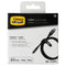 OtterBox Premium Braided Lightning 8-Pin to USB-A Cable (6.6ft/2m) - Ash