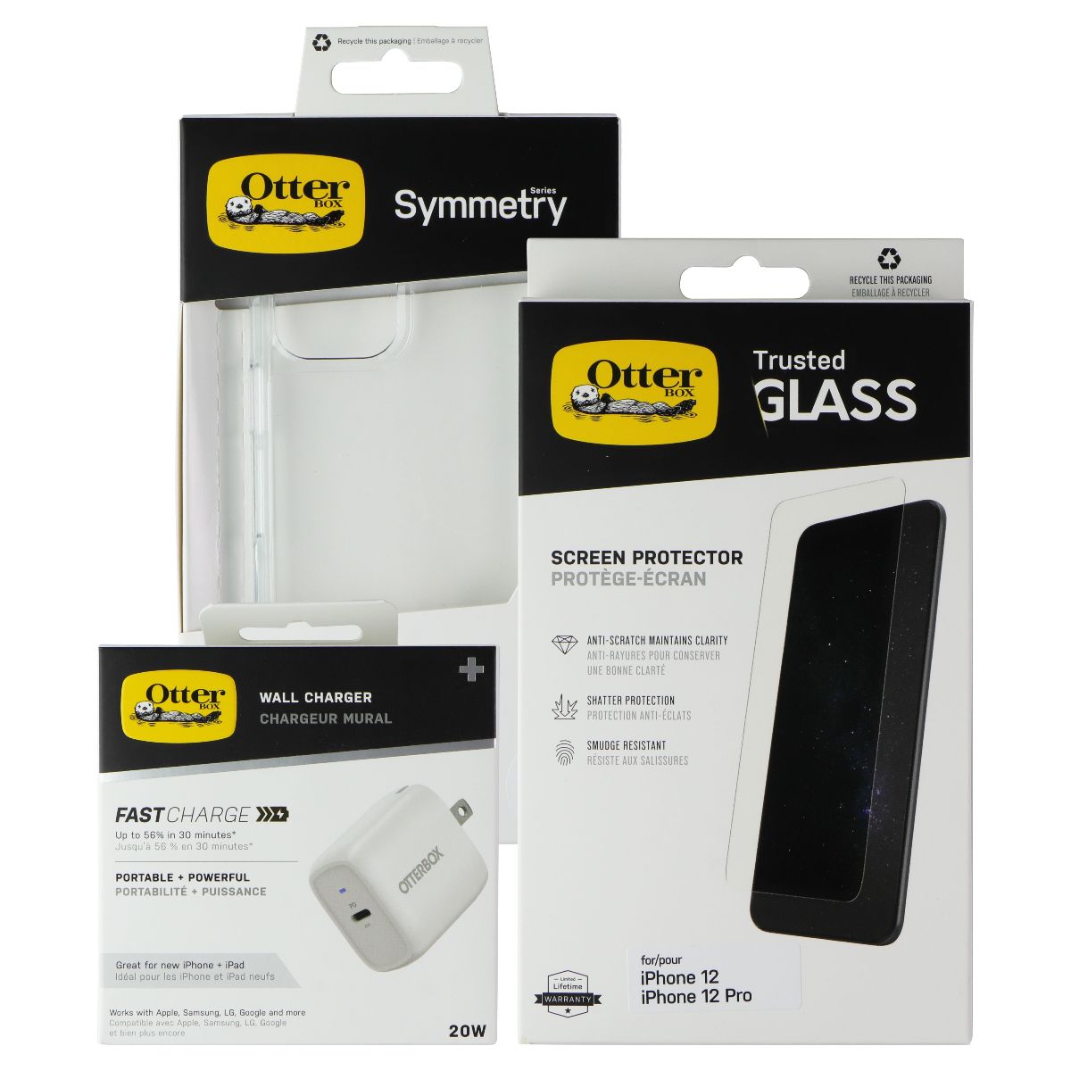 OtterBox 3500 Boîtier Étanche Universel – Transparent, Protection Totale Pour Smartphone, Appareils Photo Ou Documents