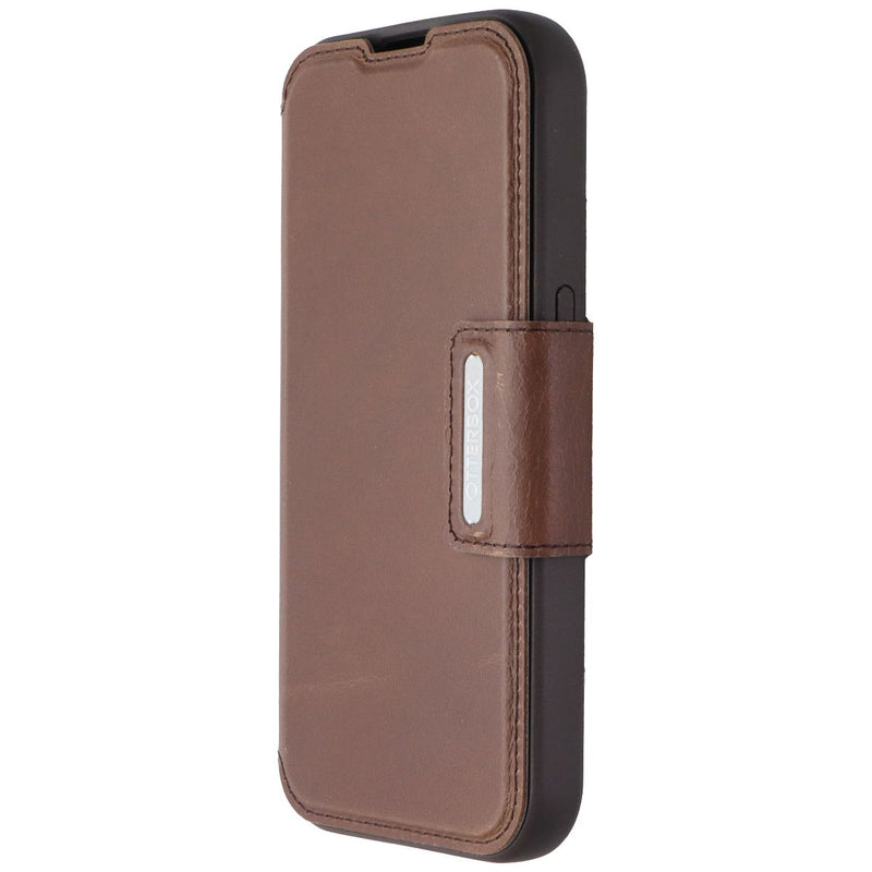 OtterBox Strada Leather Case for MagSafe for iPhone 15 Pro - Espresso (Brown)