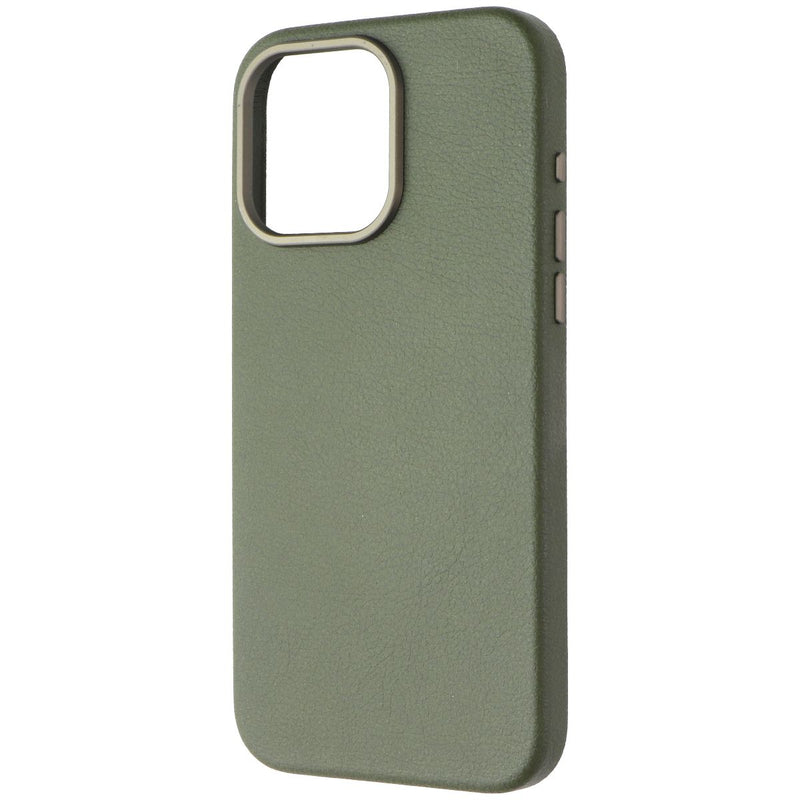 OtterBox Symmetry Case for MagSafe for iPhone 15 Pro Max - Green Cactus Leather