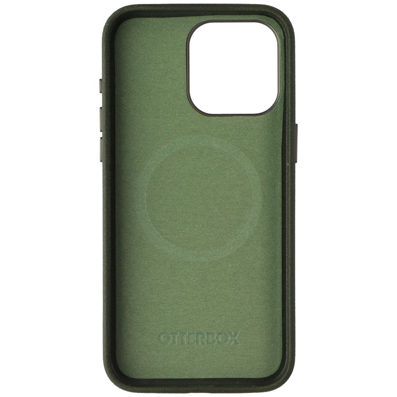 OtterBox Symmetry Case for MagSafe for iPhone 15 Pro Max - Green Cactus Leather