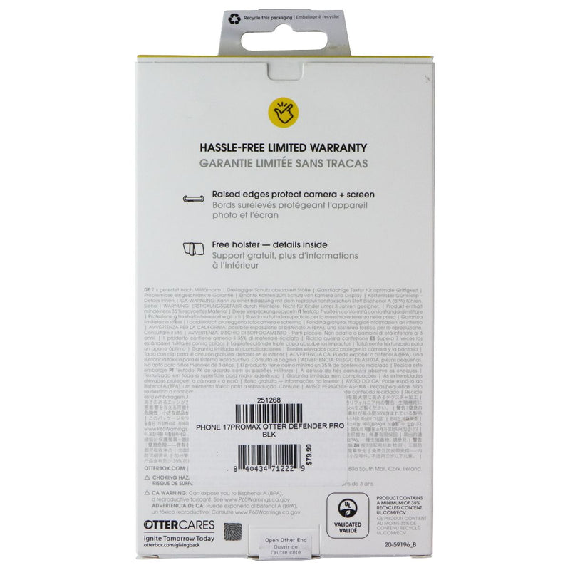OtterBox Defender Pro Case for MagSafe for Apple iPhone 17 Pro Max - Black