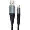OtterBox (3.3ft/1m) Lightning 8-Pin to USB-A Braided Cable - Black (78-51253)