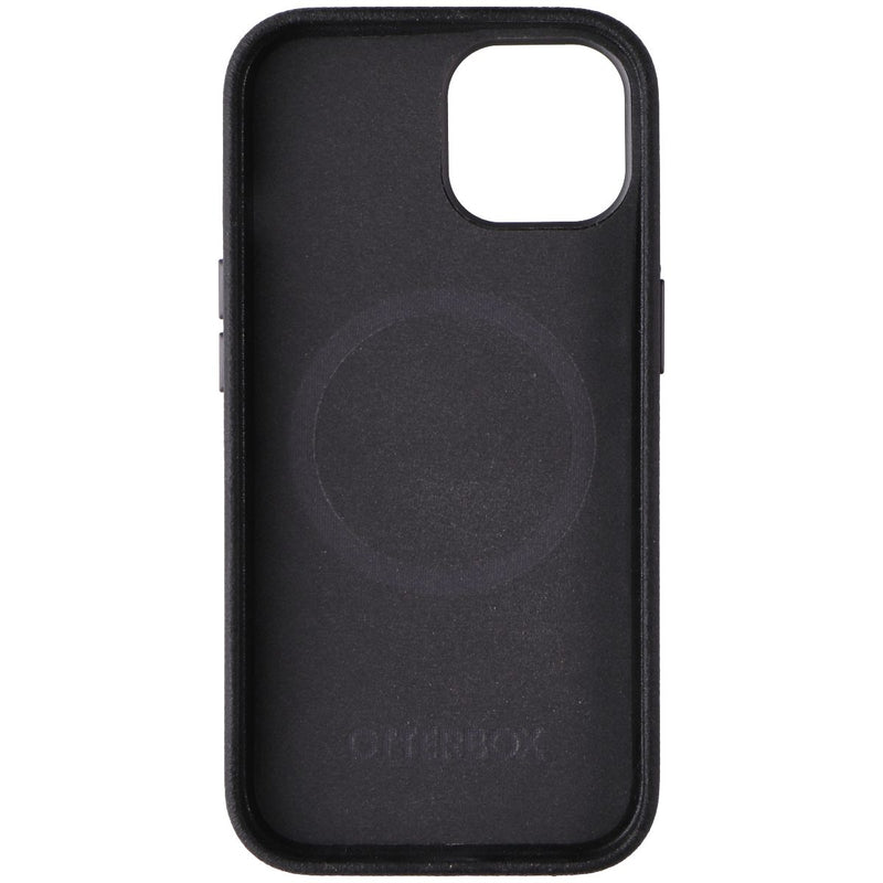 OtterBox Symmetry Cactus Leather Case for MagSafe for Apple iPhone 15 - Black