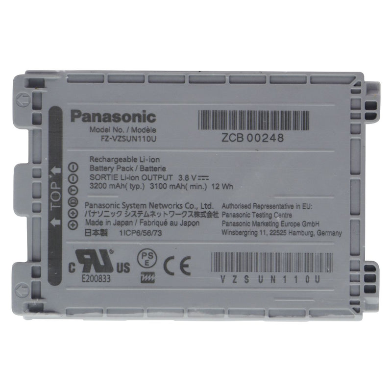 Panasonic Rechargeable 3.8V 3200mAh Li-ion Battery (FZ-VZSUN110U) - Gray