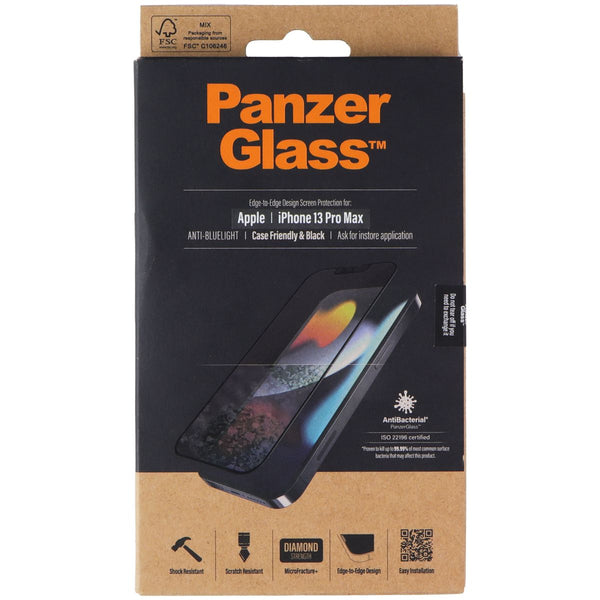 PanzerGlass Anti-Bluelight Screen Protector for Apple iPhone 13 Pro Max - Black