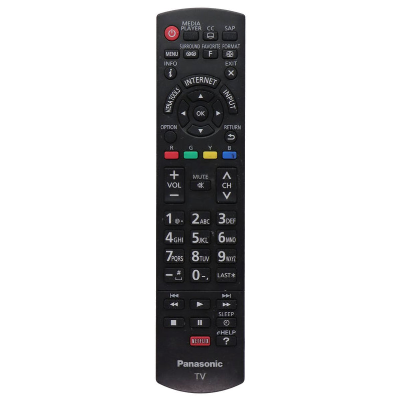 Panasonic TV Remote Control (N2QAYB000827) - Black