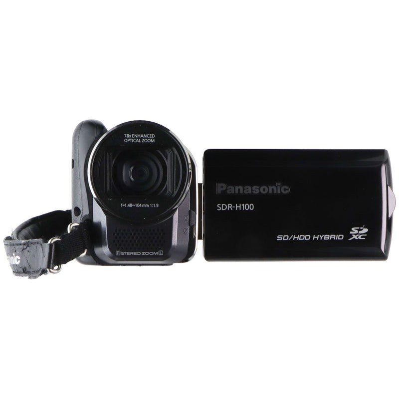Panasonic SD/HDD Hybrid SDXC Video Camera (SDR-H100P) - Black