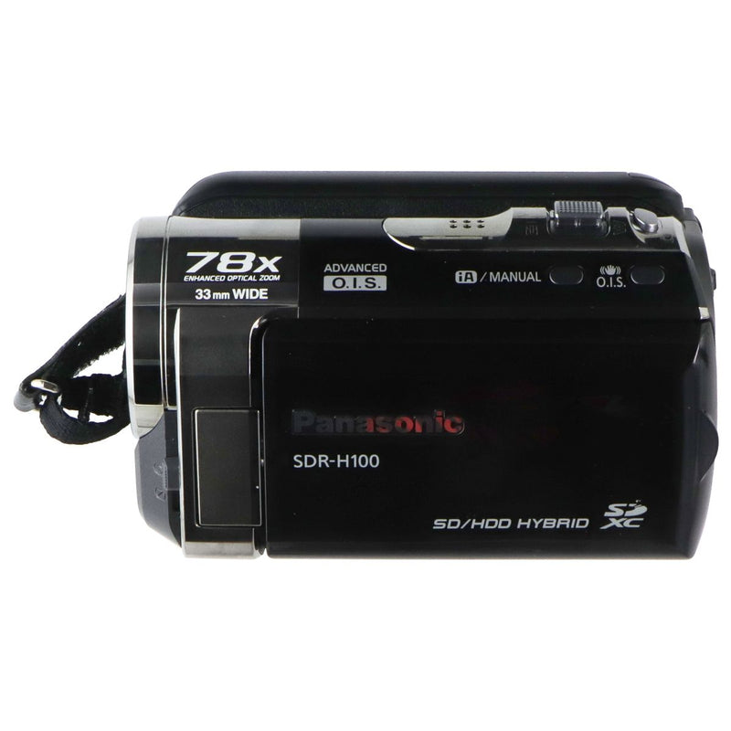 Panasonic SD/HDD Hybrid SDXC Video Camera (SDR-H100P) - Black