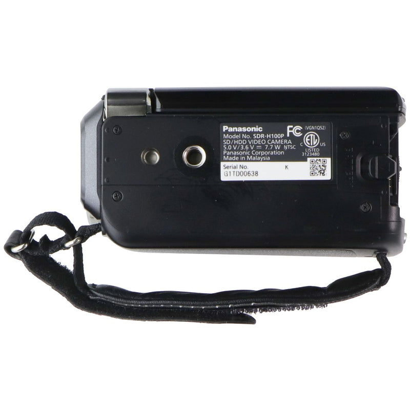 Panasonic SD/HDD Hybrid SDXC Video Camera (SDR-H100P) - Black