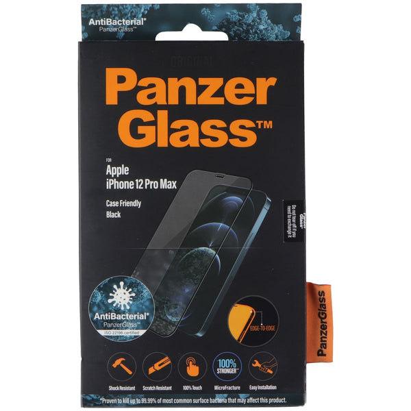 PanzerGlass Edge to Edge Screen Protector for iPhone 12 Pro Max - Black Edge