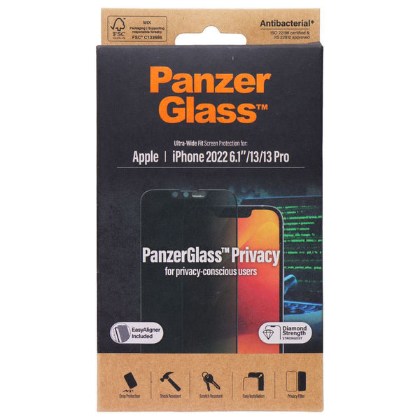 PanzerGlass Ultra-Wide Privacy Screen Protector for Apple iPhone 14/13/13 Pro