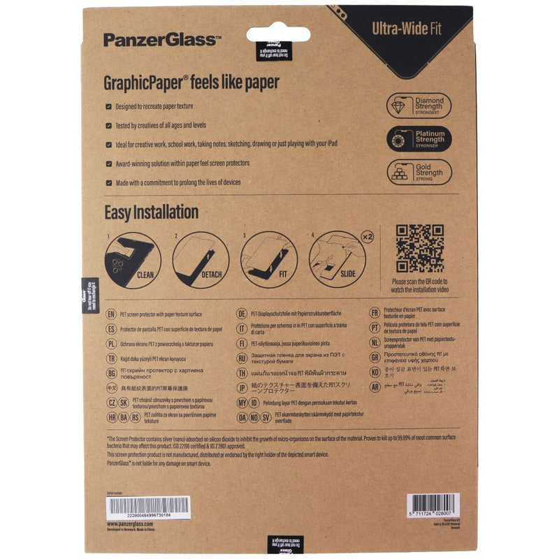 PanzerGlass GraphicPaper Screen Protector for Apple iPad 10.9-in (10th Gen/2022)