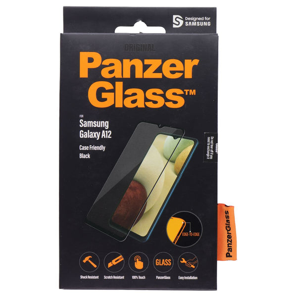 PanzerGlass Edge-to-Edge Screen Protector for Samsung Galaxy A12 - Black