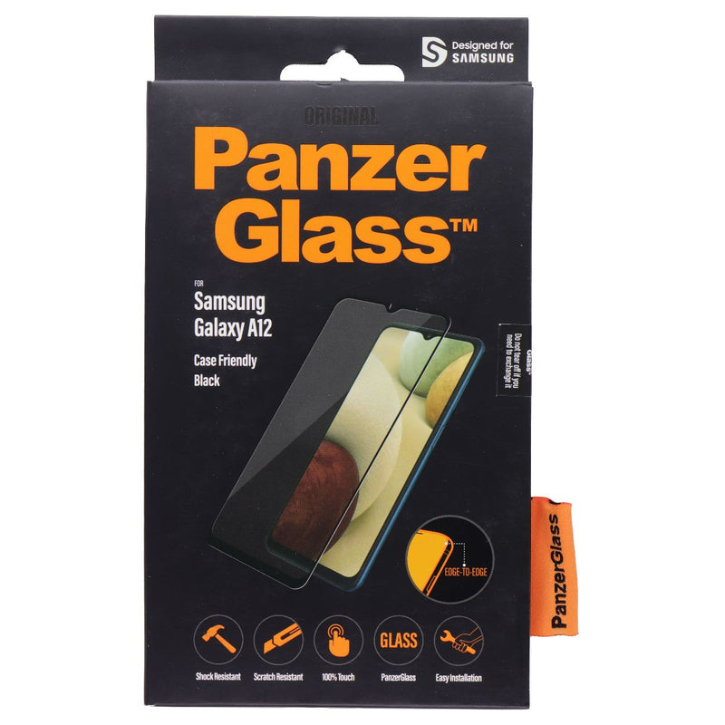 PanzerGlass Edge-to-Edge Screen Protector for Samsung Galaxy A12 - Black