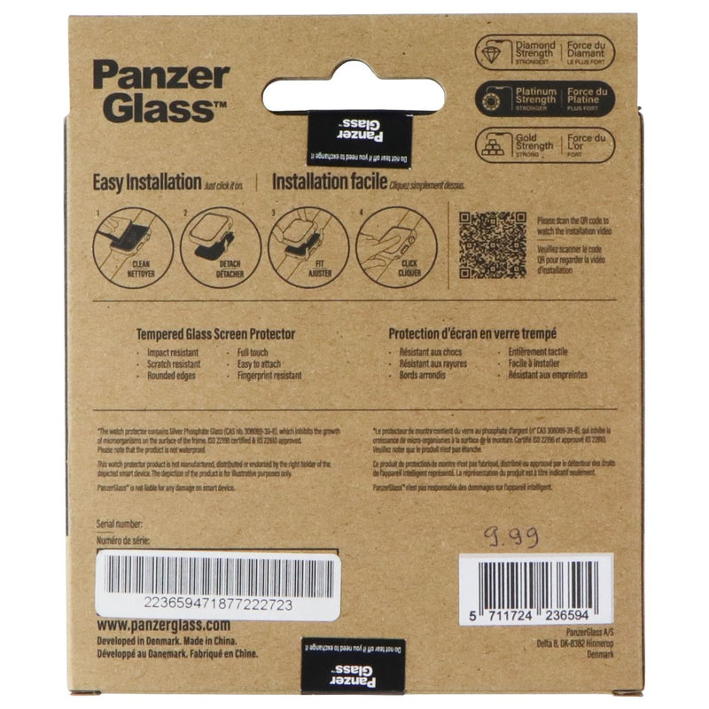 PanzerGlass 45mm Full Body Watch Protector for Apple Watch Series 8/7 - Black