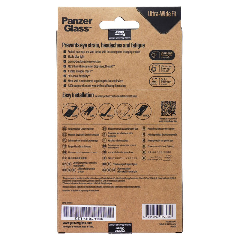 PanzerGlass Ultra-Wide Anti-Blue Screen Protector for Apple iPhone 14/13/13 Pro