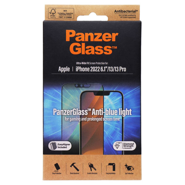 PanzerGlass Ultra-Wide Anti-Blue Screen Protector for Apple iPhone 14/13/13 Pro