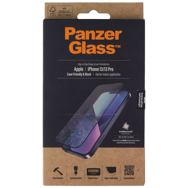 PanzerGlass Case Friendly Screen Protector for Apple iPhone 13/13 Pro - Black