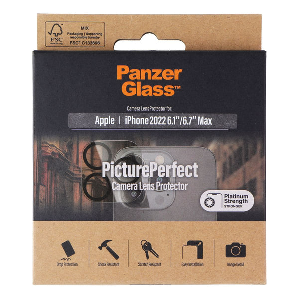 PanzerGlass PicturePerfect Camera Lens Protector for iPhone 14 Pro/Pro Max