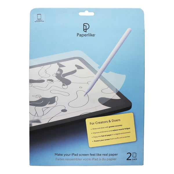 Paperlike 2.1 (2-Pack) Screen Protector for iPad 10.2-inch (2019/20/21) 9th Gen