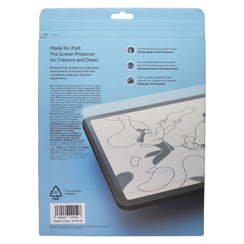 Paperlike 2.1 (2-Pack) Screen Protector for iPad 10.2-inch (2019/20/21) 9th Gen