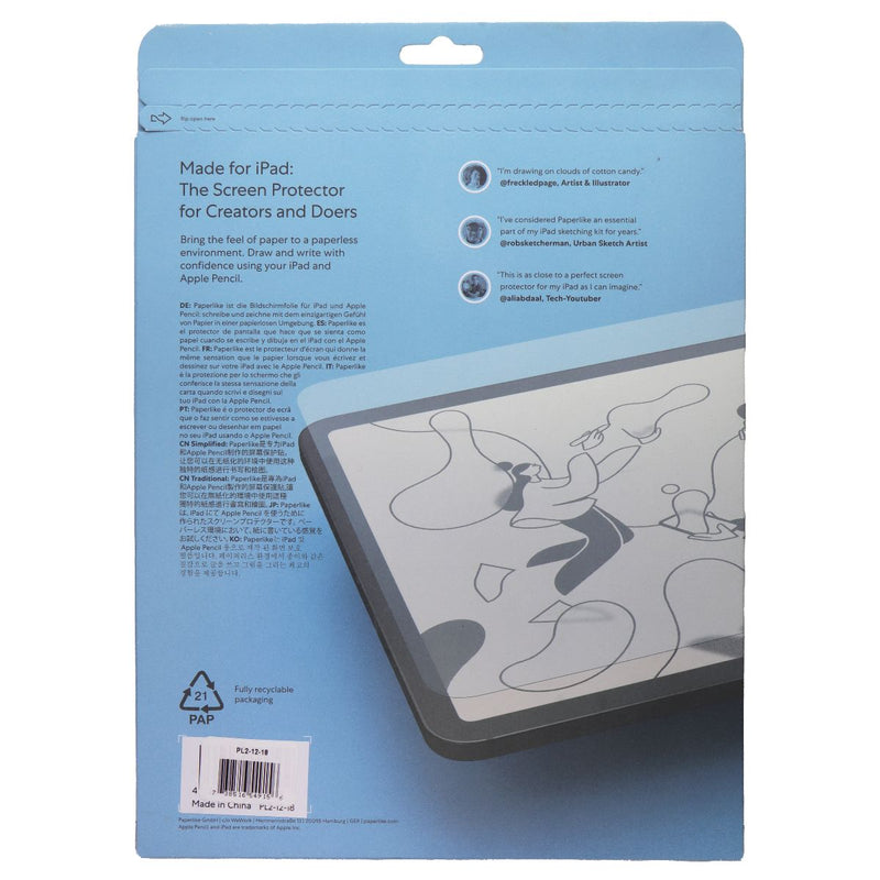 Paperlike 2.1 (2-Pack) Screen Protector for iPad Pro 12.9-inch (2018/20/21)
