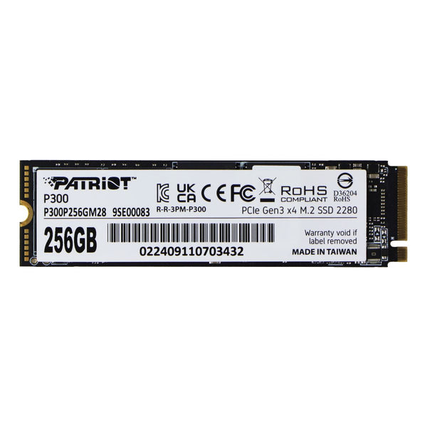 Patriot P300 256GB PCIe Gen3 x4 M.2 Low-Power Consumption SSD (P300P256GM28)