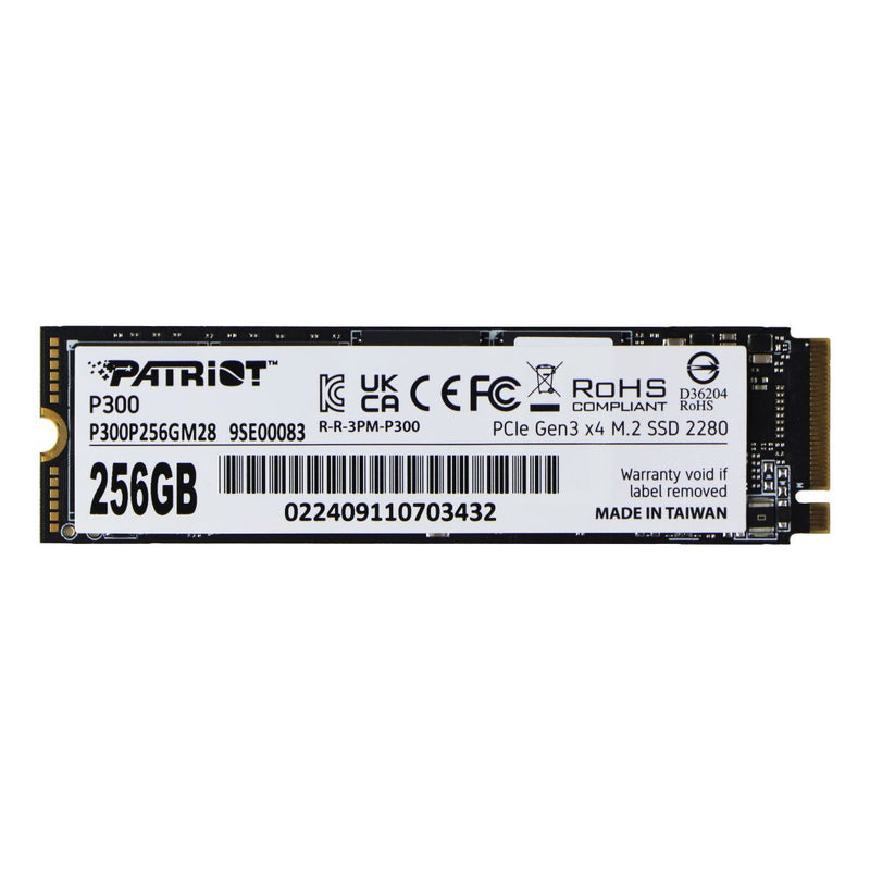Patriot P300 256GB PCIe Gen3 x4 M.2 Low-Power Consumption SSD (P300P256GM28)