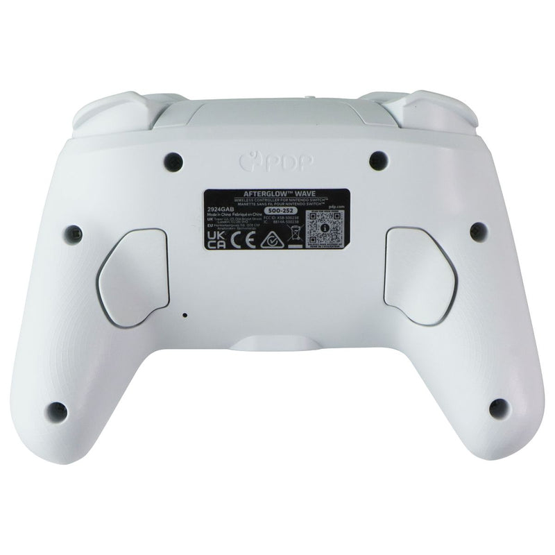 PDP Afterglow Wave Wireless Controller (500-252) for Nintendo Switch - White