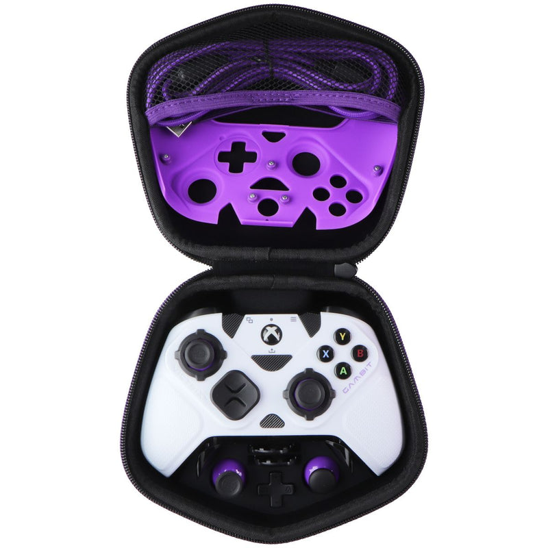 PDP Victrix Gambit Dual Core Wired Controller for Xbox X/S/One/PC - White/Purple