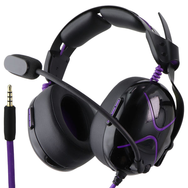 PDP Victrix Pro AF Premium Wired Gaming Headset for PS5/PS4/PC - Black/Purple