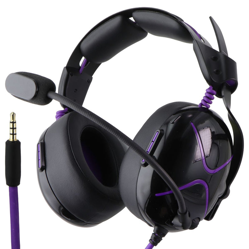 PDP Victrix Pro AF Premium Wired Gaming Headset for PS5/PS4/PC - Black/Purple