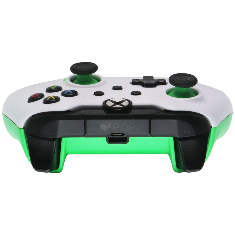 PDP Wired Gaming Controller for Xbox Series X/S/Xbox One - White/Neon Green