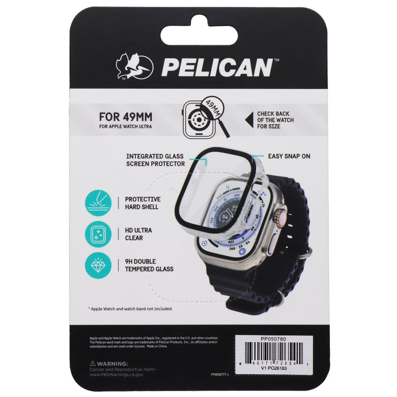Pelican (49mm) Protector Watch Case for Apple Watch Ultra - Clear/Black