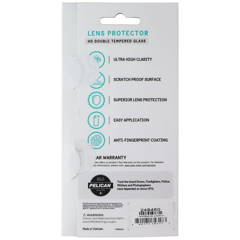 Pelican Aluminum Ring HD Lens Protectors for Apple iPhone 16 Pro Max / 16 Pro