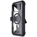 Pelican Voyager Case and Holster for MagSafe for iPhone 17 Pro Max - Black/Clear