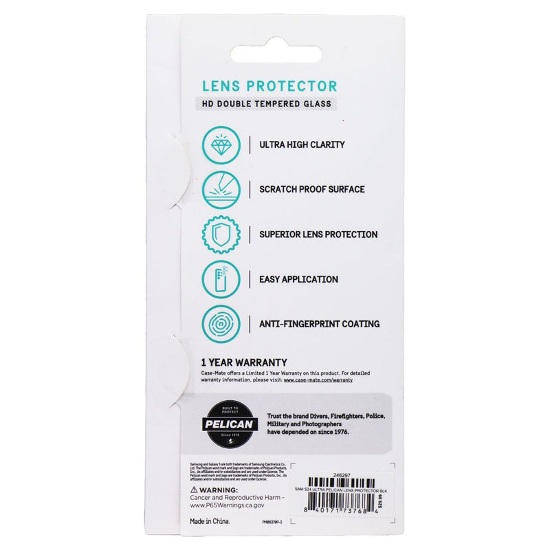 Pelican Aluminum Ring HD Camera Lens Protectors for Samsung Galaxy S24 Ultra