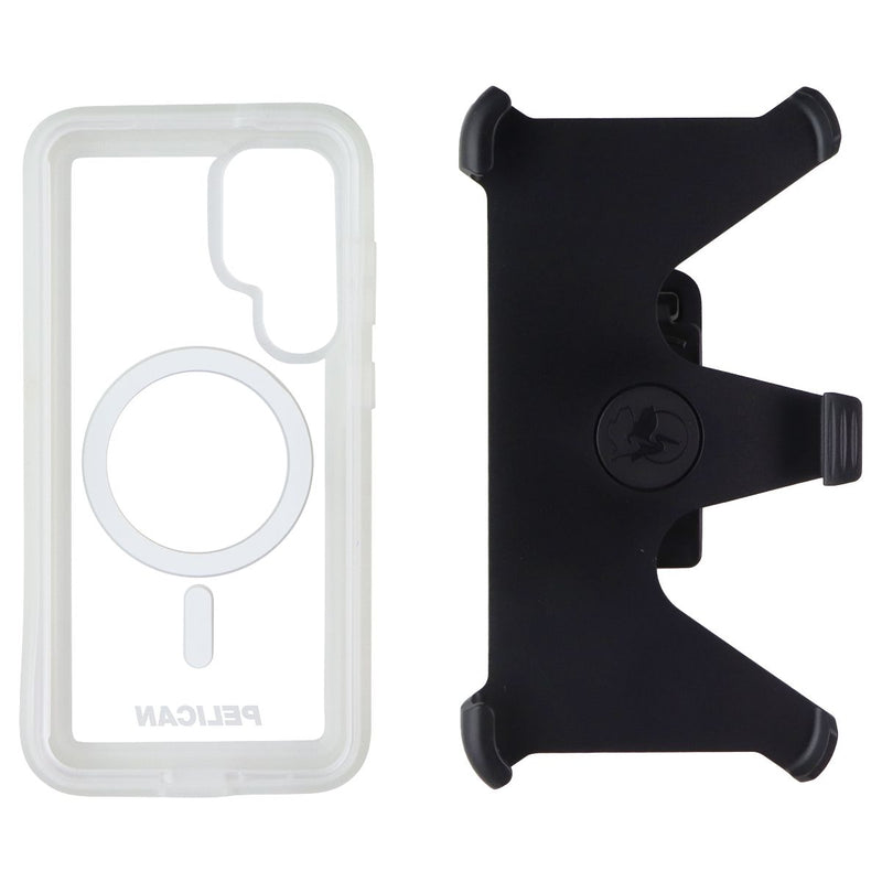 Pelican Voyager Magnetic Case + Holster for Samsung Galaxy S25 Plus - Clear