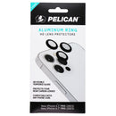 Pelican Aluminum Ring HD Lens Protectors for iPhone 15 Pro Max/15 Pro - Black