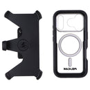 Pelican Voyager Case + Holster for MagSafe for Apple iPhone 17 Pro - Black/Clear